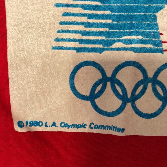 Vintage Coca-Cola 1980 L.A. Olympic Committee Signal T-shirt - Picture 3 of 4